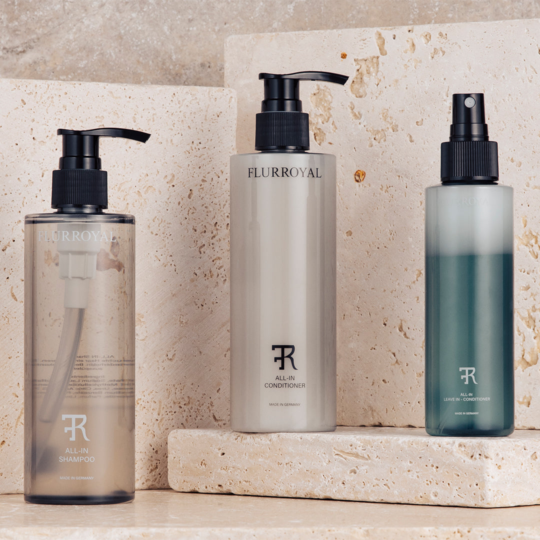 All IN Pflegeset - Shampoo & Conditioner - Leave in Conditioner - Für alle Haartypen | 250 ml | 150 ml