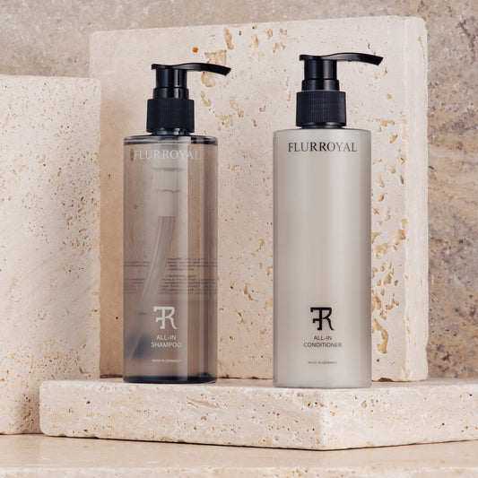 All IN Pflegeset  - Shampoo & Conditioner  - Für alle Haartypen | 250 ml